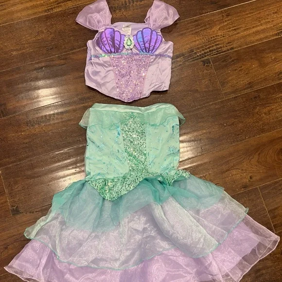 Disney Purple and Green Dress with Gem Detail - Picture 2 of 5